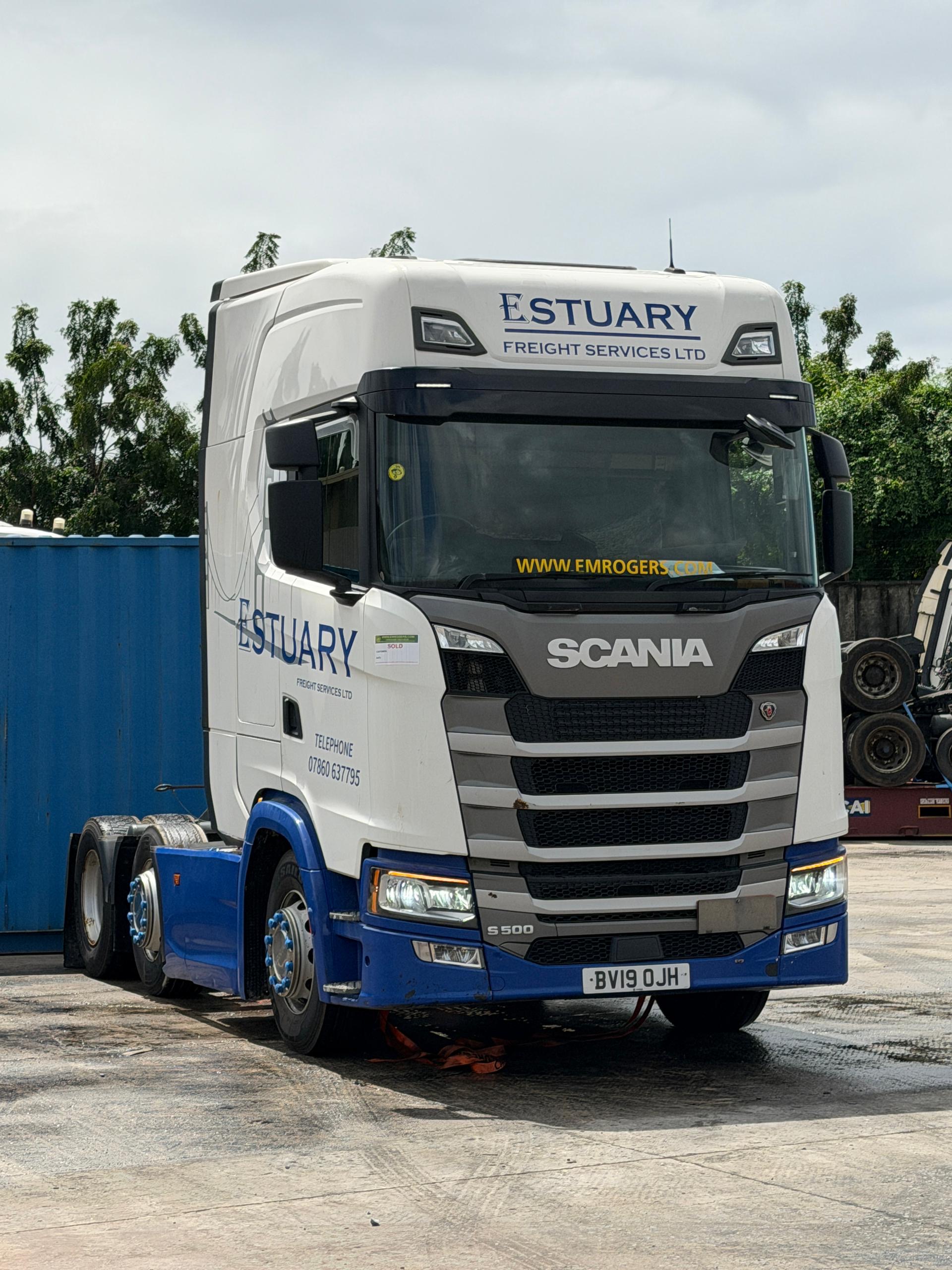 2019  SCANIA S500 (6X2 TRACTOR HEAD)